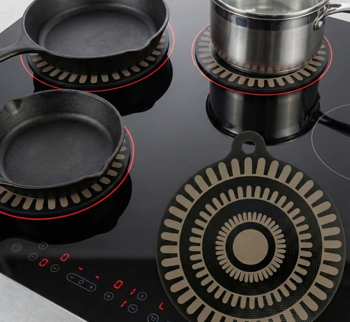 StoveArmor™ Induction Cooktop Protector – Anti-Scratch Glass Top Mat