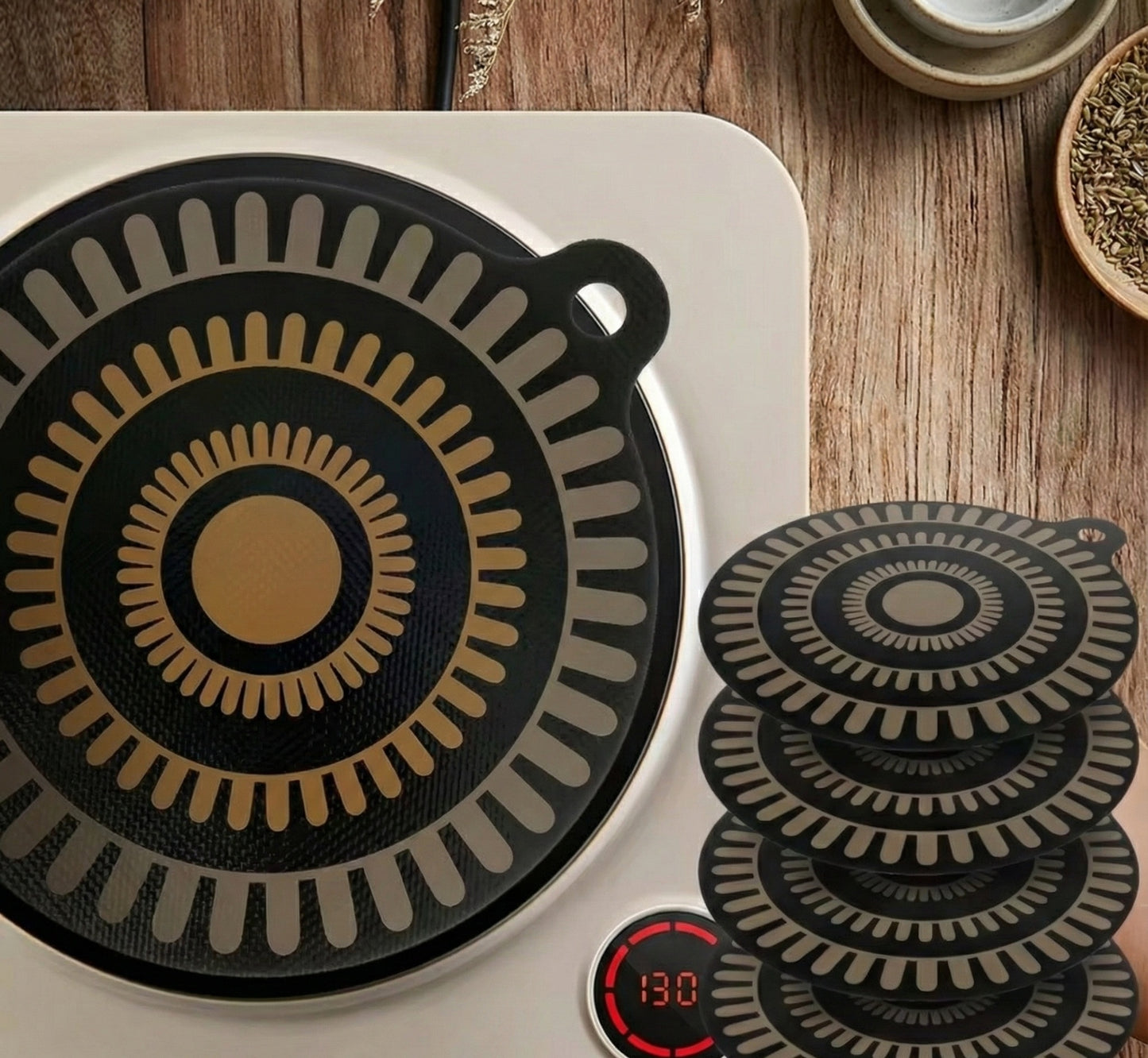 StoveArmor™ Induction Cooktop Protector – Anti-Scratch Glass Top Mat